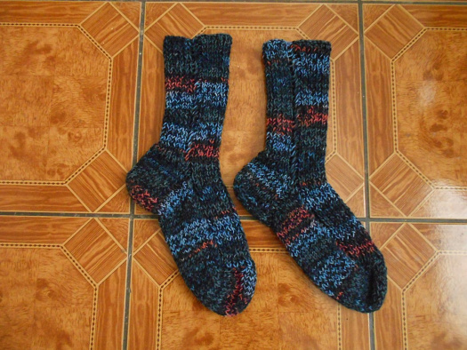 Teplé ponožky s vlnou 46-47