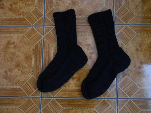 Teplé ponožky s vlnou 46-47
