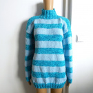 Ručně pletený svetr s merinem L,XL