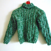 Velmi teplý dětský rolák s merinem