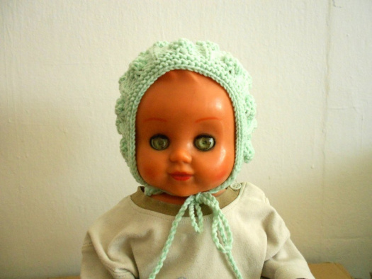 Kojenecká čepička merino