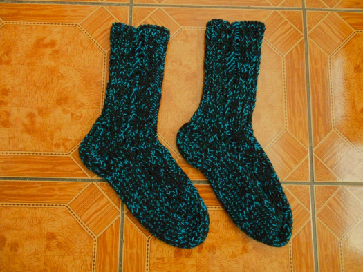Velmi teplé ponožky s vlnou vel. 46-47