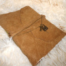 Kožený zápisník - vintage zamykací