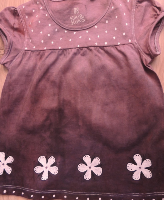 Dívčí tričko fialove 2-3 roky