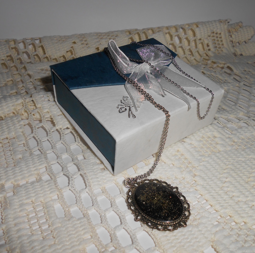 Princeznina krabička na tajnosti (bílo-modrá)