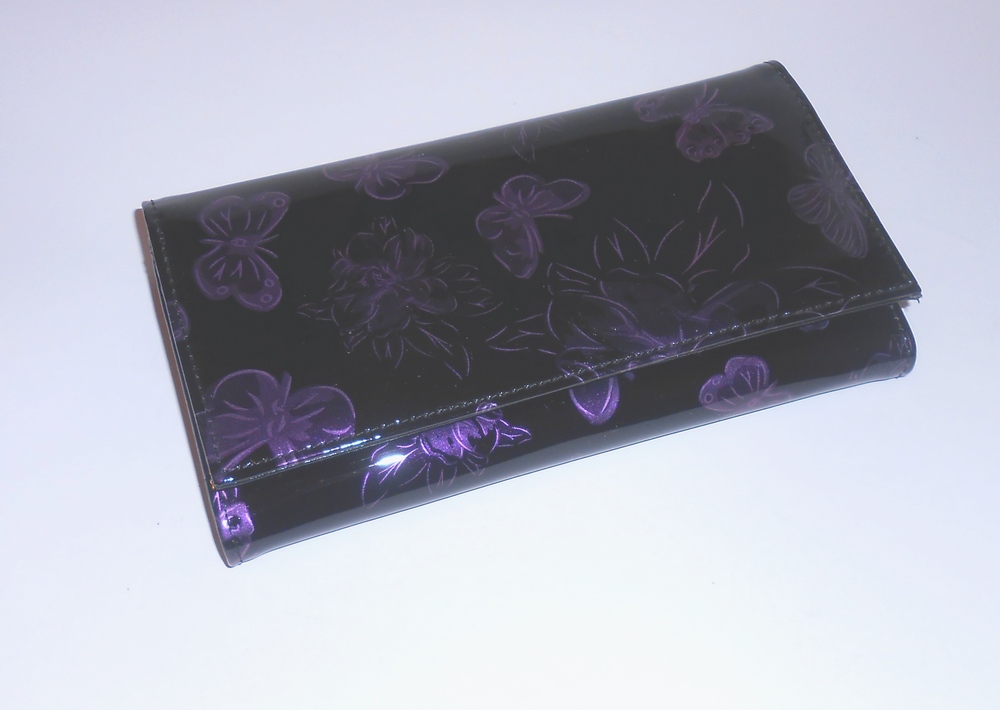 Peněženka-Fialový květ