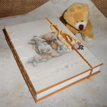 Deníček, zápisník - medvídek