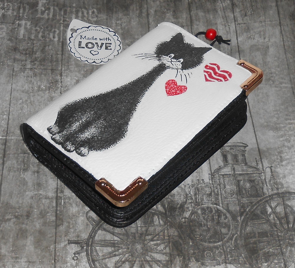 Peněženka Kočičí srdce