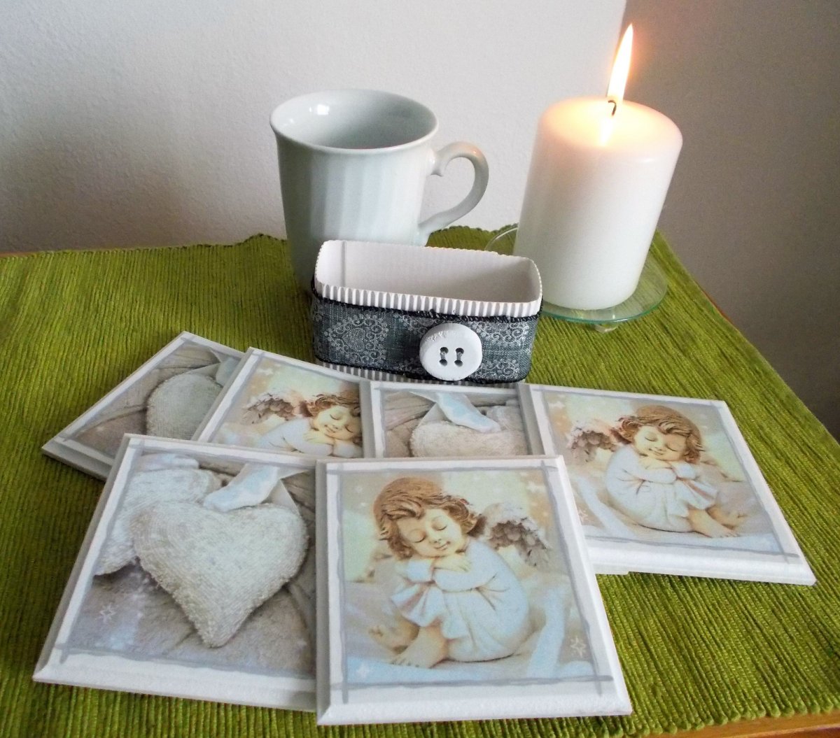 Andílci a srdíčka