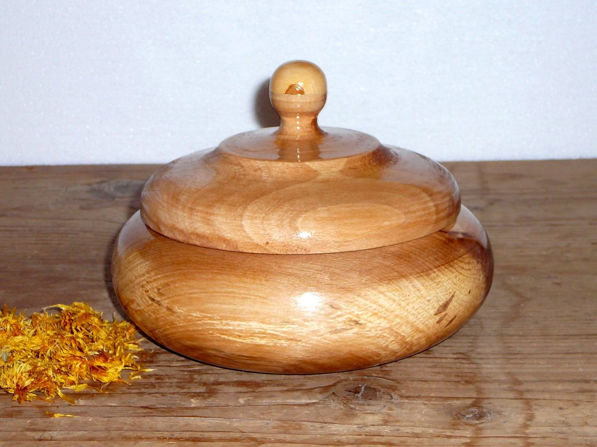 Dřevěná dóza 14 - buk