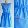 Dress Sky Blue/Dotty Pockets