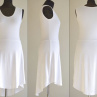 Basic Lycra Dress White