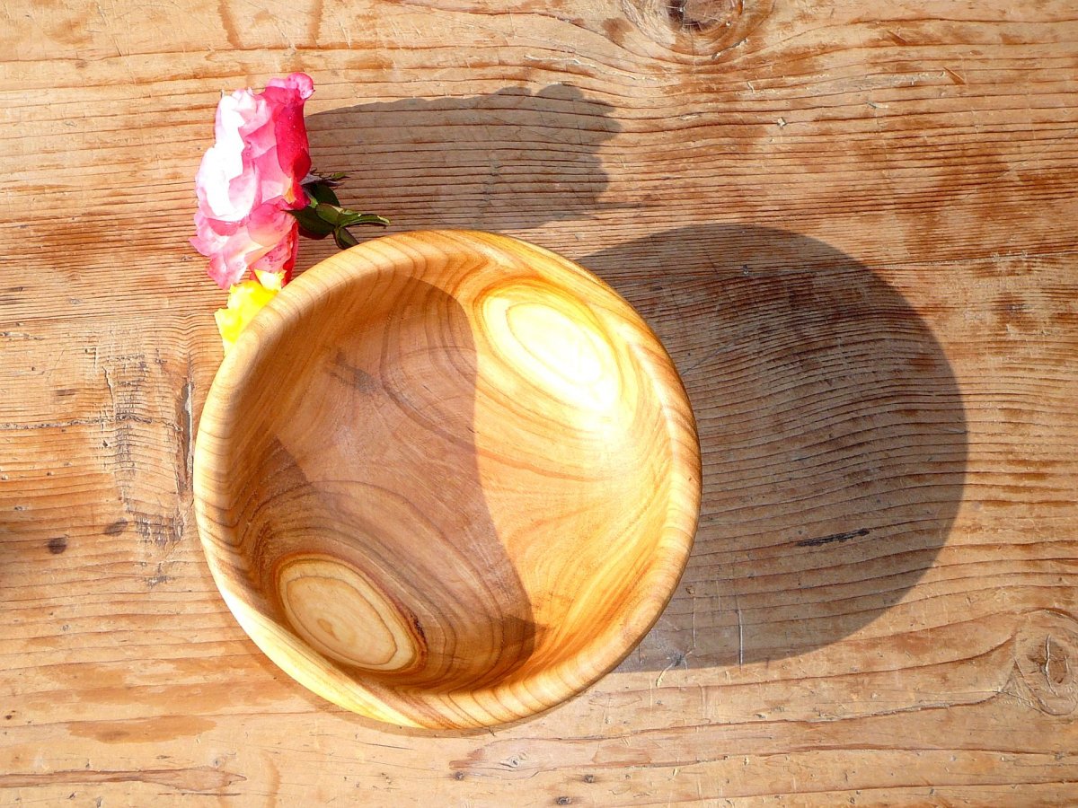 Dřevěná miska 235 - prům.19,5 cm, třešeň