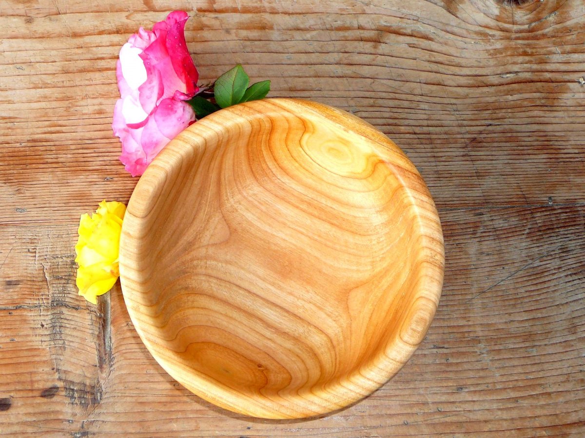 Dřevěná miska 237 - prům. 16,5 cm, třešeň