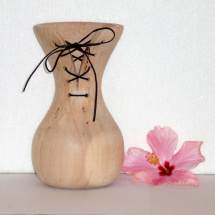 Dřevěná váza 7