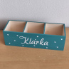 Velký dřevěný pastelkovník se jménem