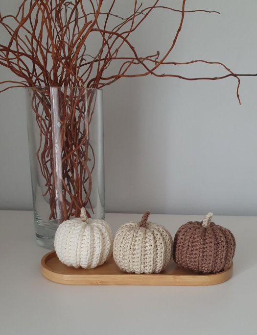 HÁČKOVANÉ DÝNĚ  - SET 3 KS BEZ TÁCKU