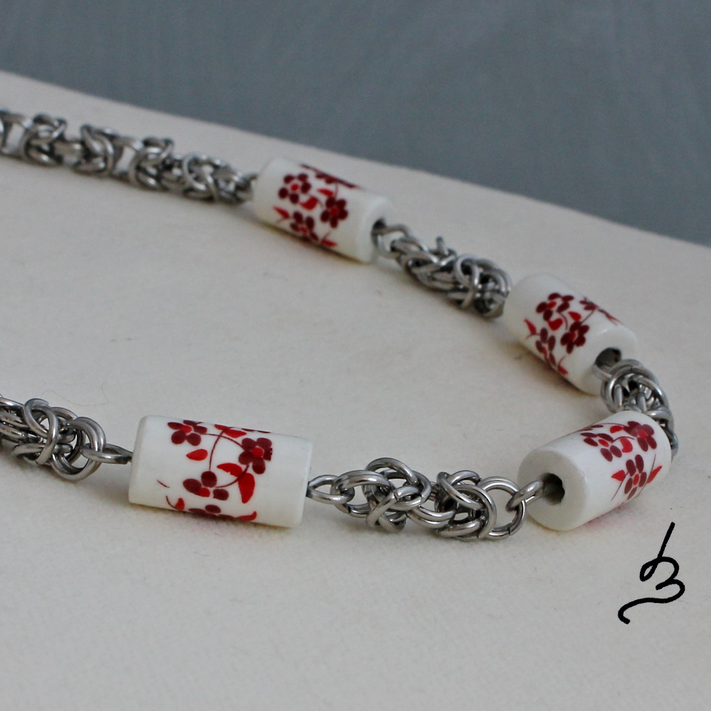 Red blooms z kolekce Porcelain – S.Steel