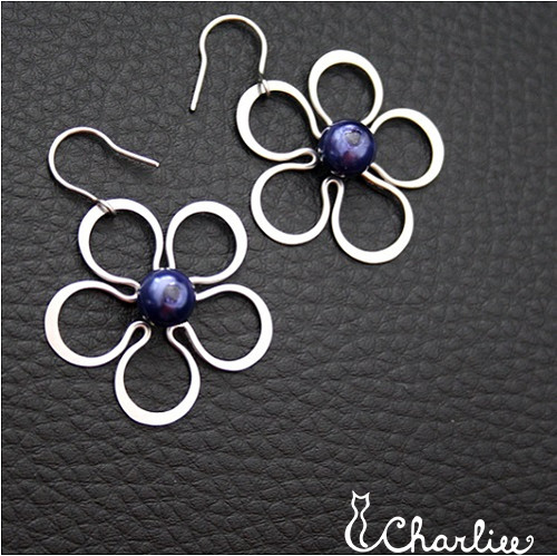 Tepané - KVĚTINY- hypoalergenní chirurgická ocel