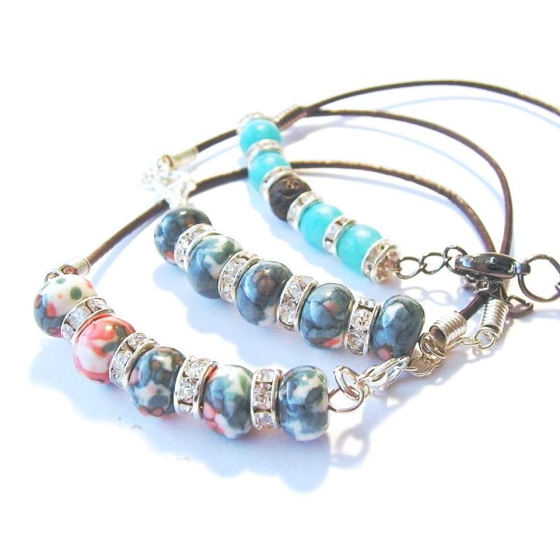 Náramek Boho Stone Achát Frost