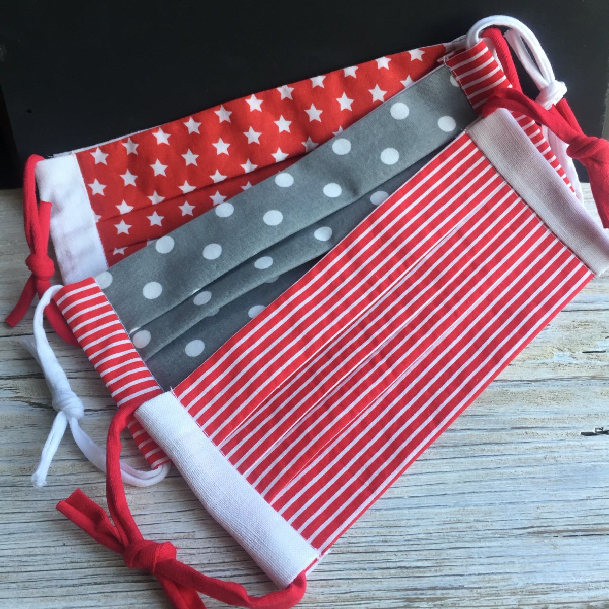 Výhodná sada - tři roušky skládané