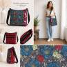 FLOWER GARDEN BAG bordó *** PARROT®