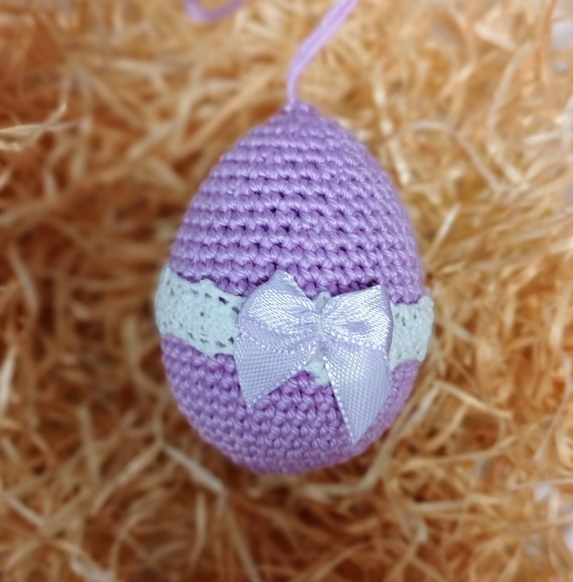 Kraslice obháčkovaná