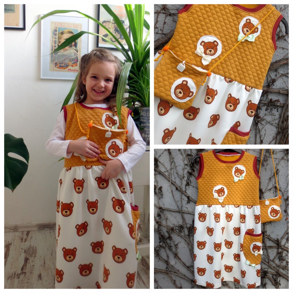 Medový medvídek ... s kabelkou