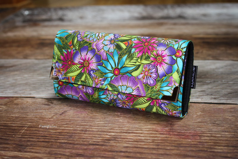 Velká peněženka - Kvítky fialové