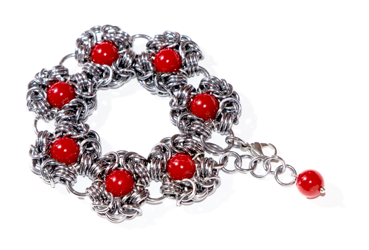 Ohnivý korál náramek 