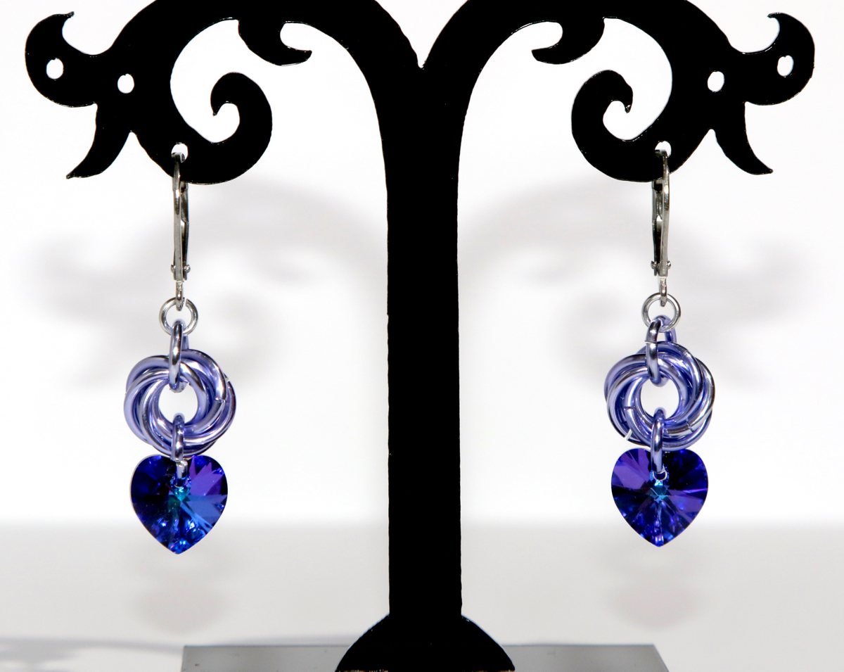 Hravá srdíčka fialová