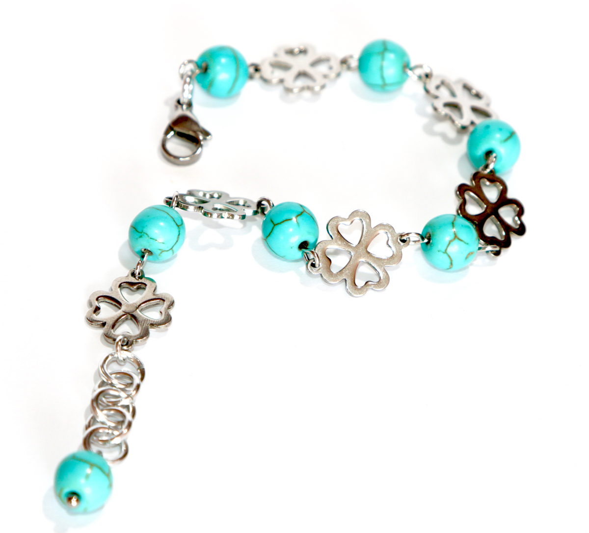 Amazonitový se čtyřlístky