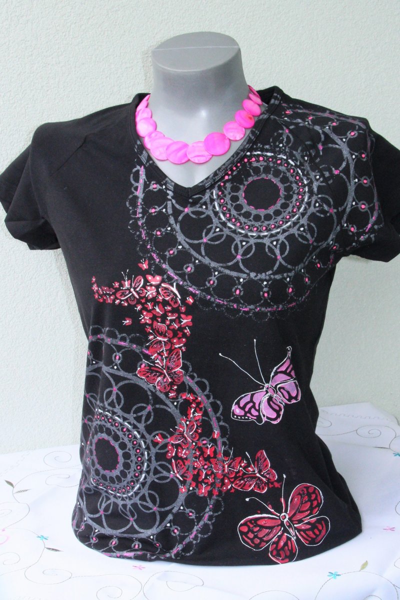 Černé do V s mandalou