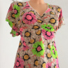 Šaty s neon květy-52