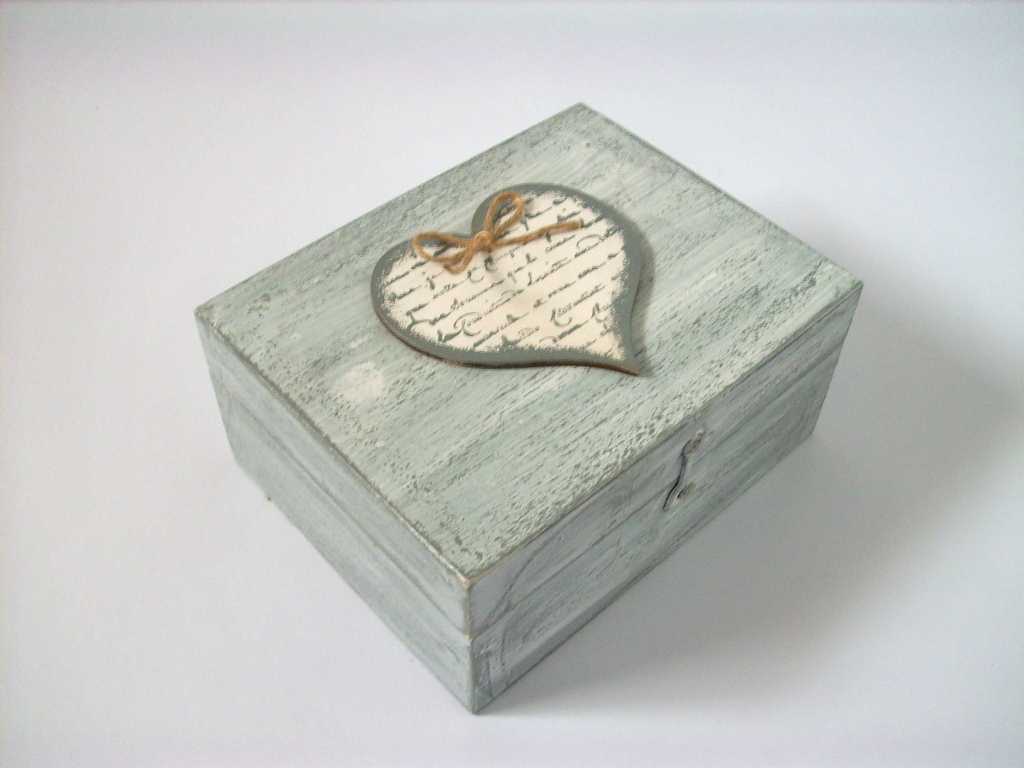 Dřevěná krabička na čaje,šperky... no. 483