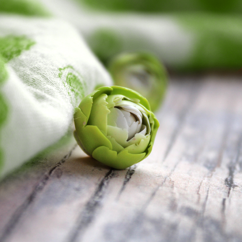 Green tea - náušnice