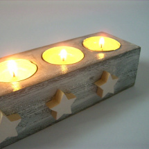 Adventní dřevěný svícen... no.502