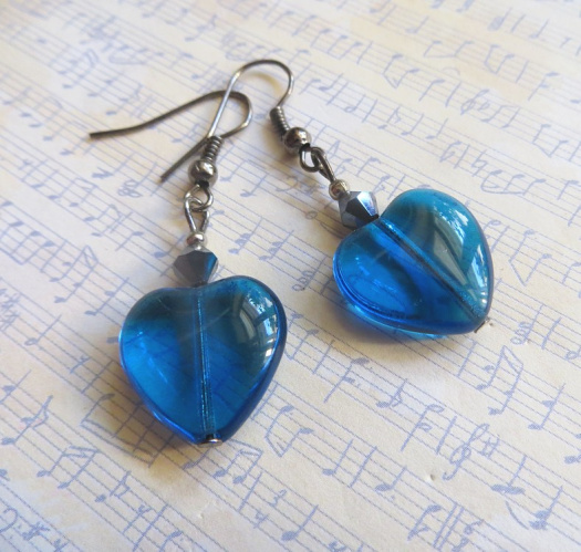 Náušnice Srdce oceánu    (NA0263)