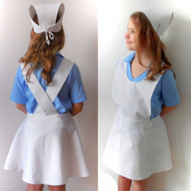 zdravotní sestřička čepec,zástěrka a košile