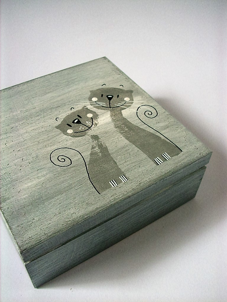 Dřevěná krabička na cokoli... no.682