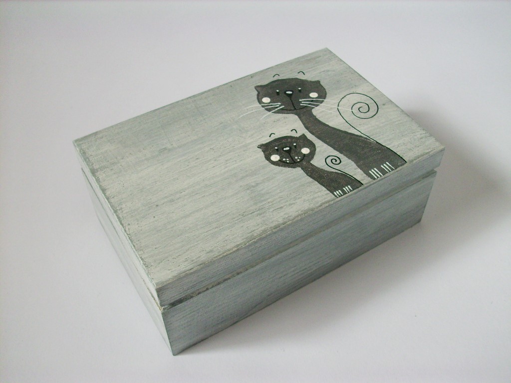 Dřevěná krabička na cokoli... no.683