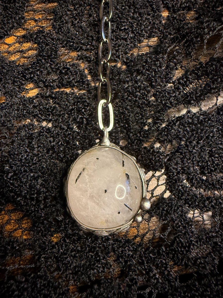 KŘIŠŤÁL S TURMALÍNEM náhrdelník