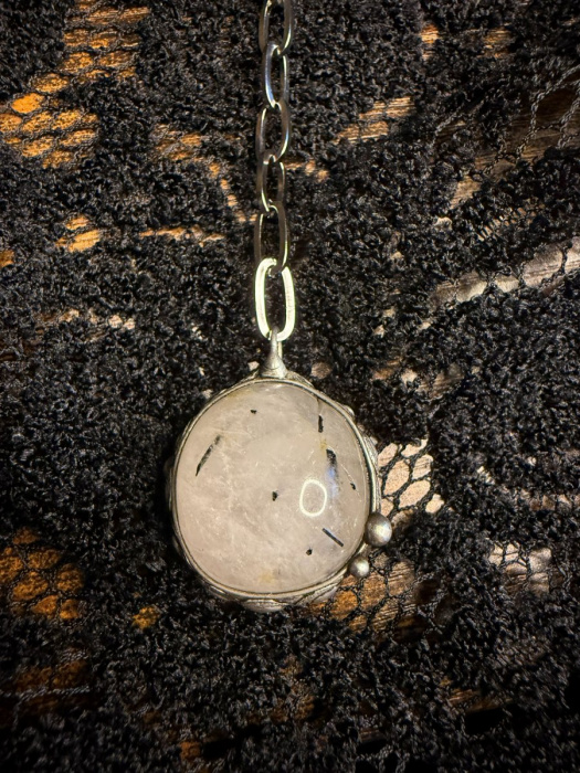 KŘIŠŤÁL S TURMALÍNEM náhrdelník