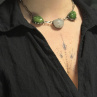 SERPENTINIT + KŘIŠŤÁL TRIO CHOKER