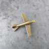 Letadlo, brož s letadlem, letadýlko ve starobronzu