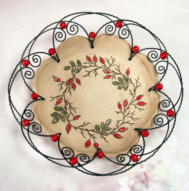 ÚRODA drátovaná mísa