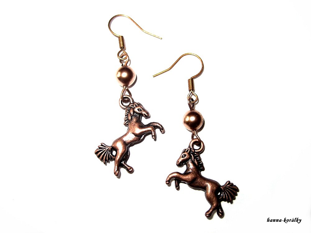 Náušnice - koně - koníci