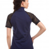 Tričko s krajkou - LAILA / XS - XL, modrá
