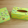 Krabička s kytičkami - 4 přihrádky