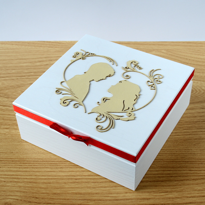 Svatební krabička - nápisy na přání